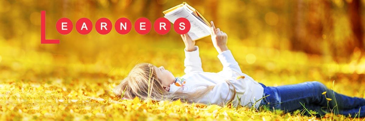 Learners: Proven text books and workbooks for English grammar, reading, vocabulary, and writing.