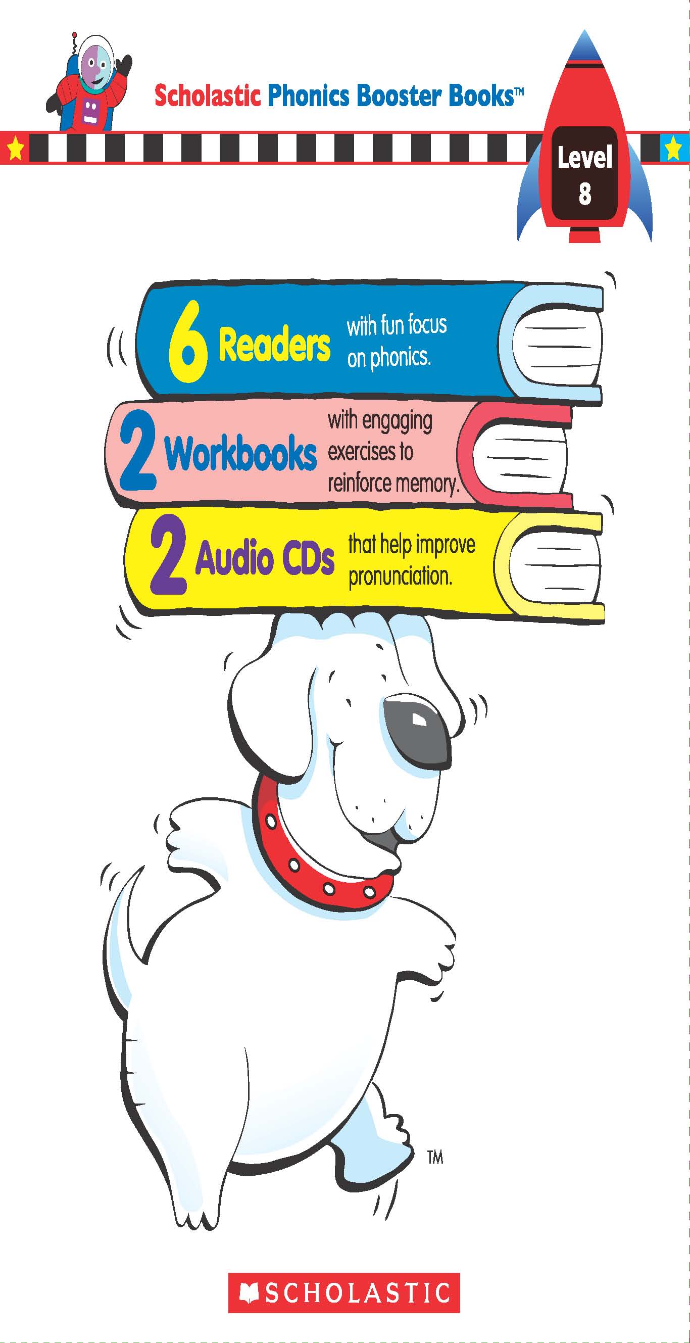 Phonics Booster Books Box Set 8 (with CD) Scholastic International