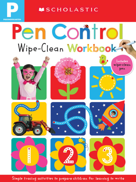 Scholastic Early Learners Wipe Clean Workbook Pen Control Scholastic International