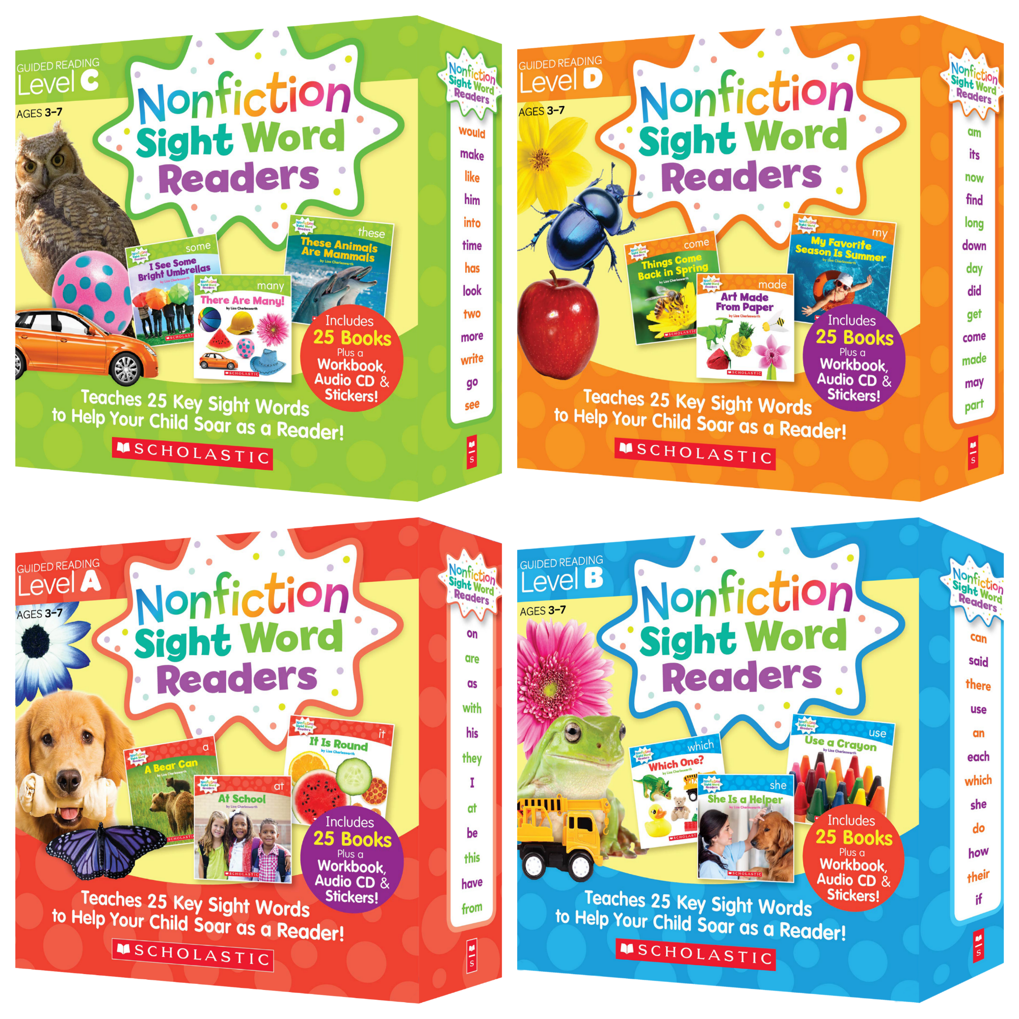First Little Readers116冊セット Nonfiction Sight Word Readers100冊 
