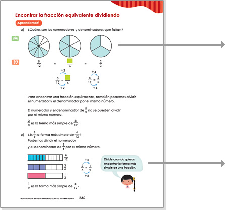 Un diseño de lecciones e íconos constantes hacen que la enseñanza de la lección sea intuitiva para los profesores