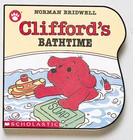 Clifford'S Bathtime Shaped Board Book Clifford'S Bathtime Shaped Board Book